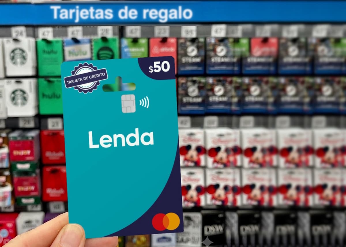 Tarjeta Lenda comprada en tienda