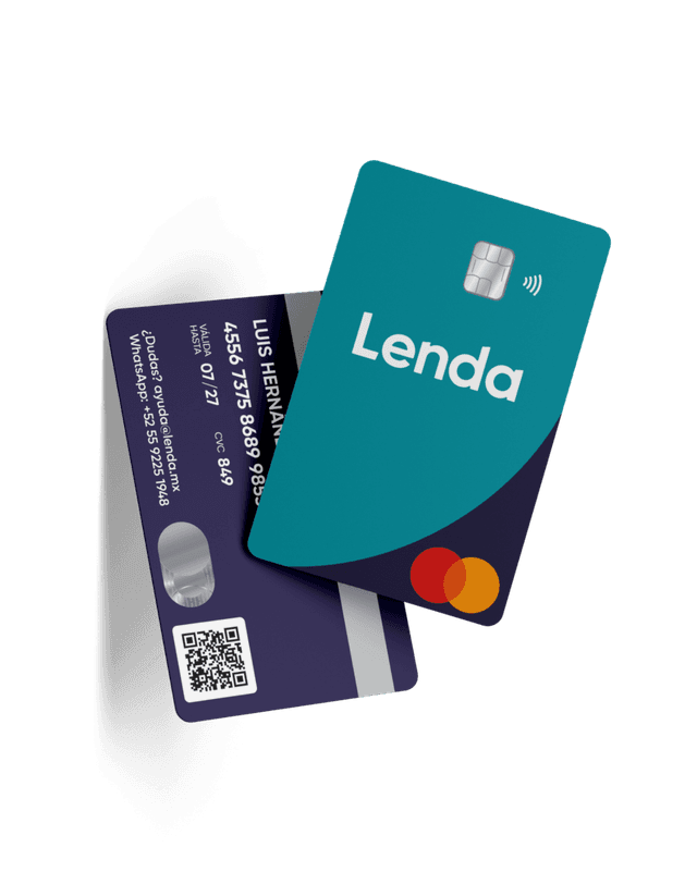 App Lenda mostrando saldo y cashback